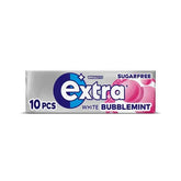 Extra White Bubblemint Chewing Gum Sugar Free 10 Pieces (Case of 30)  Adomoo
